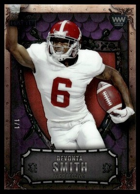 2021 Wild Card Mate DeVonta Smith 1/1 Alabama Crimson Tide #8