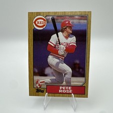 Topps 1987 Pete Rose Cincinnati Reds #200 Baseball Base Set Card