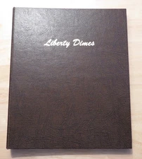 Barber dime Dansco album *used, but decent shape*