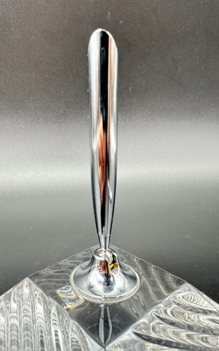 Portapenne Marquis By Waterford Crystal da scrivania base quadrata con penna a croce - Foto 7 di 13