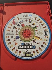 New Super Mario Bros. U + New Super Luigi U Nintendo Wii U 2013 Complete In Box