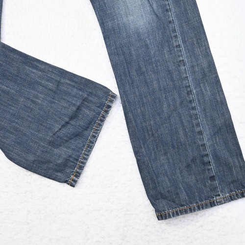 Levi's 527 stivaletto basso taglio denim blu jeans uomo taglia 29 x 30 - Foto 4 di 10