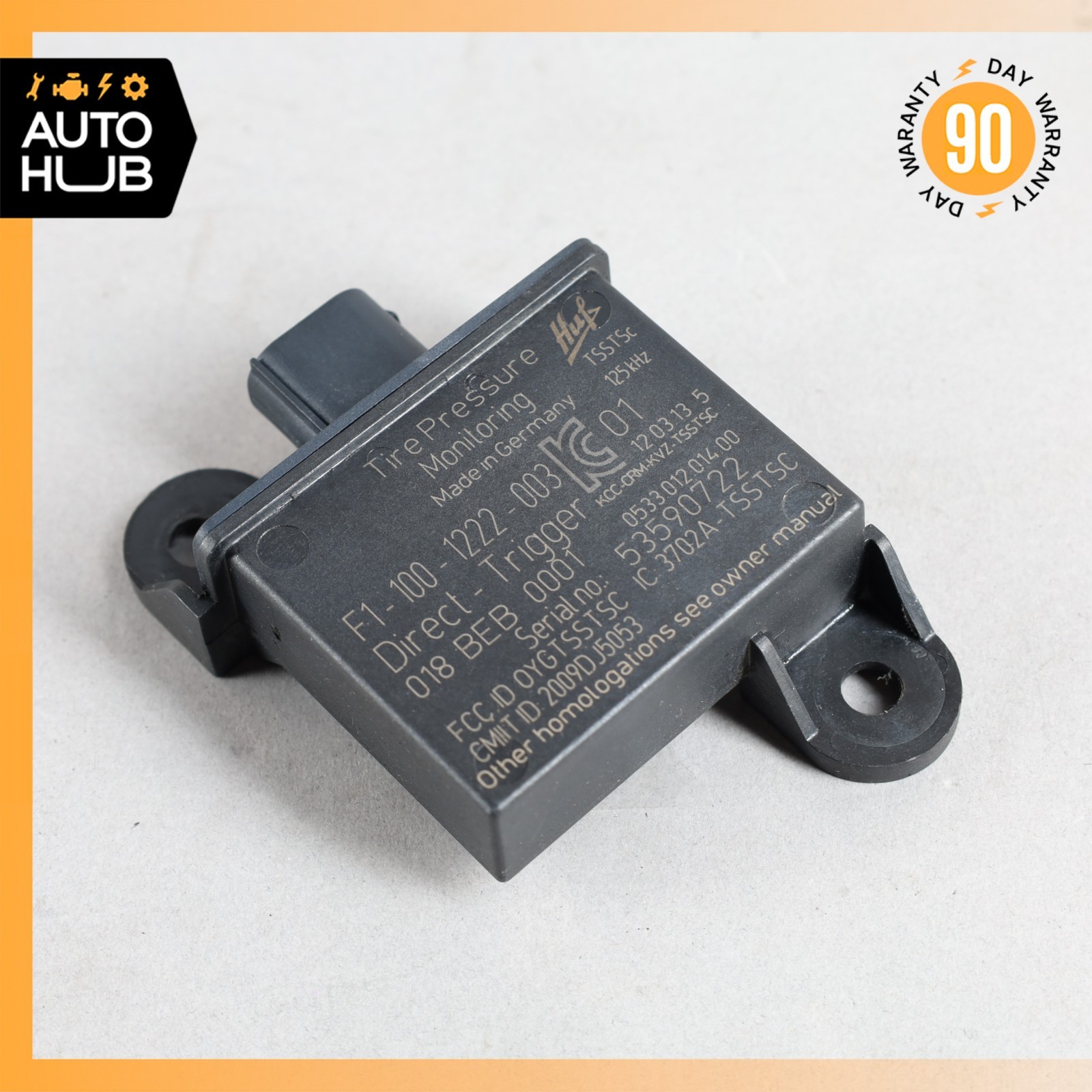 Aston Martin DB9 TPMS Tire Pressure Monitor Sensor Unit AD431A166AA OEM 22k