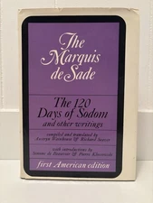 Marquis de Sade The 120 Days of Sodom 1966 First Edition 1st Printing HC Sadism