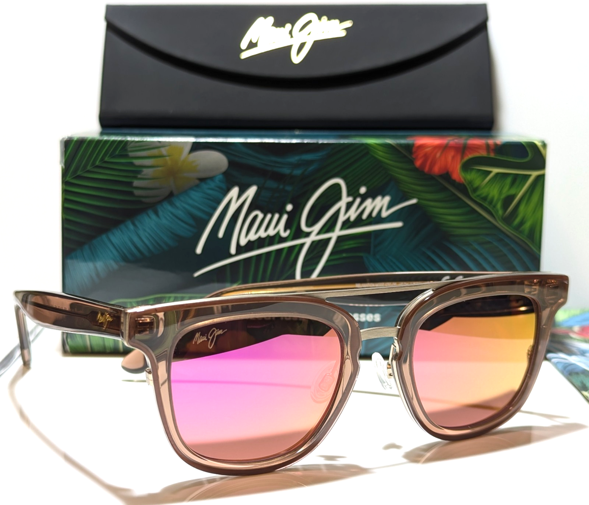 NEW Maui Jim Relaxation Mode Espresso Polarized Maui Sunrise