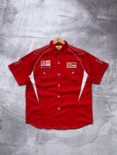 Vintage Ferrari Marlboro 1996 Shirt Red White Size XXL F1 Bridgestone Shell