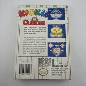 Kickle Cubicle - Solo caja - Nintendo Nes - Aut&eacute;ntico (Sin juego)