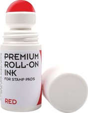 RollOn Refill For Felt Stamp Pads Red Ink 030260 Quality Office Supply