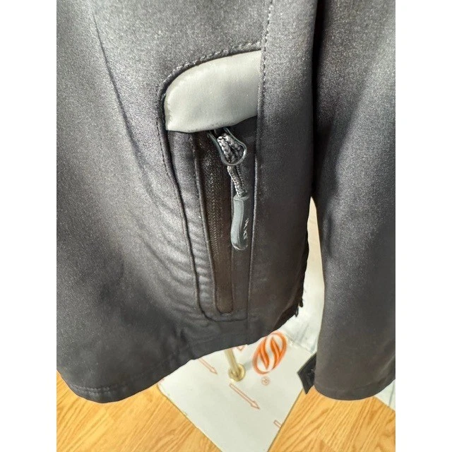 SOG Tactical Softshell Jacket Men's 2XL Black Full Zip Utility Coat EUC - product detail image 4