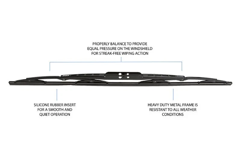 For Chevy Cobalt 2005 PIAA 95055 Super Silicone 22" Black Wiper Blade Foto 3 de 4