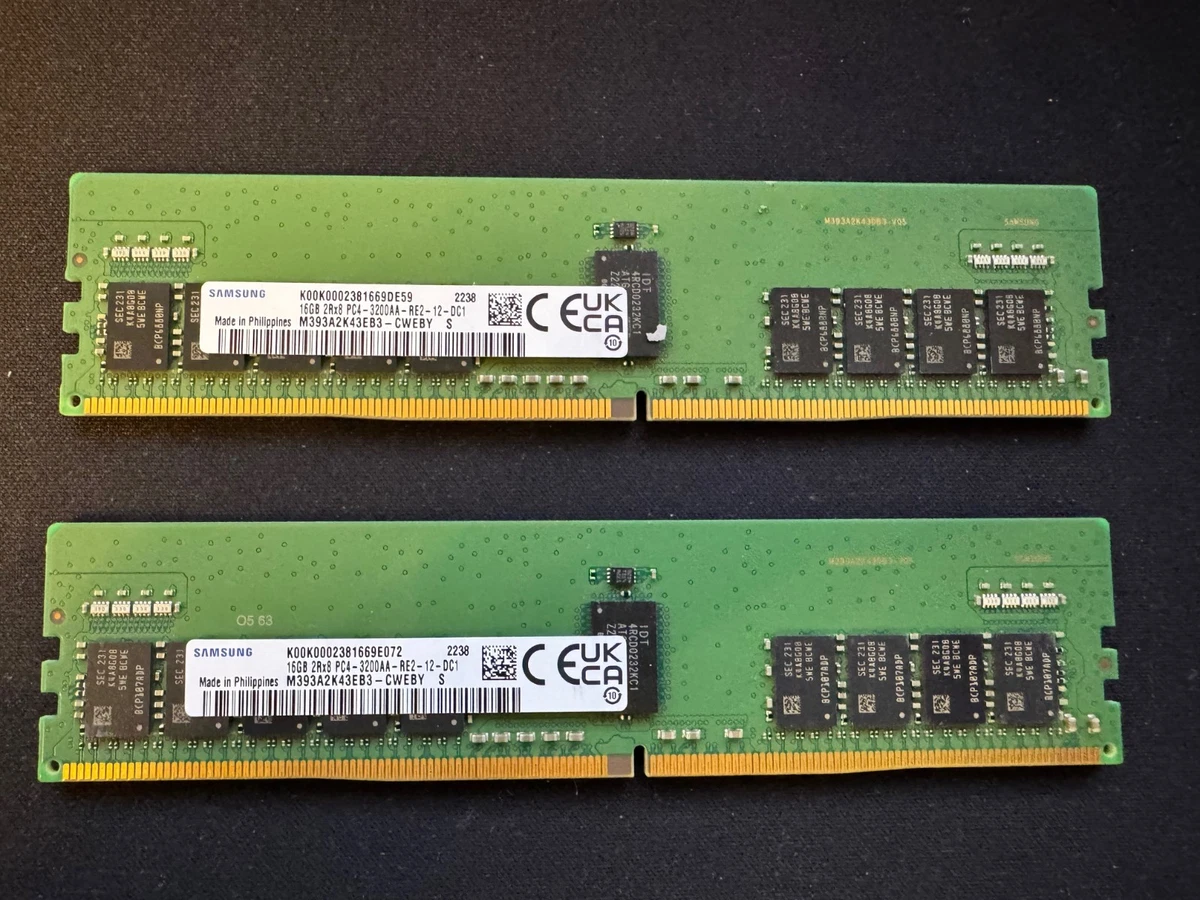 samsung RDIMM memory 32G*16枚 Samsung RDIMM Computer RAM 1 Modules for sale | eBay