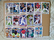 Bowman baseball 1st Rookie lot Kurtz Caglianone Chase DeLauter Mason Miller