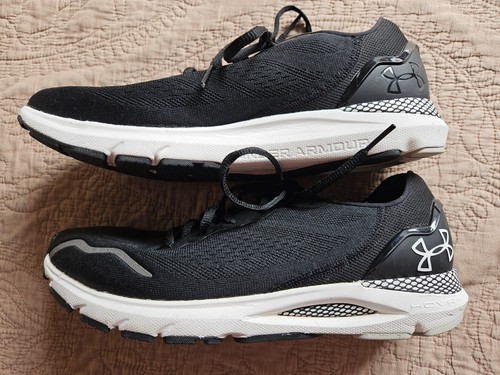 NWOB Under Armour HOVR Sonic 6 Men's Black/White 3026121-001 Sneakers, Size 9.5 - Picture 9 of 12