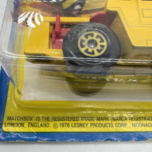 1976 MATCHBOX LESNEY SUPERFAST #72 BOMAG ROLLER DROGOWY NOWY NA KARCIE - Zdjęcie 4 z 8