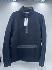 Nike Tech Fleece Half Zip Men's Sweatshirt Black FB7998-010 Size Small