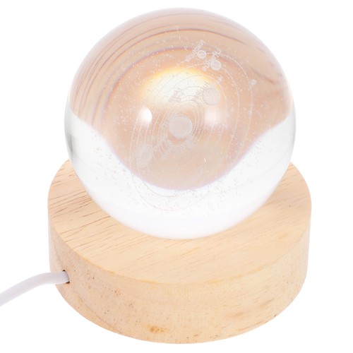 Decorative Glass Balls Office Lighted Table Spheres Crystal Home - Picture 12 of 12