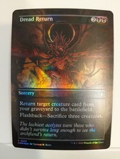Dread Return (Borderless) Commander Masters Foil