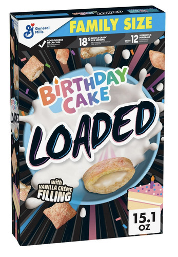 2 Birthday Cake Loaded Cereal Crispy Cereal With Artificially Flavored Vanilla - Bild 2 von 7
