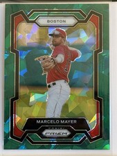 2024 Panini Prizm Baseball Marcelo Mayer Green Ice Prizm SP #174 Boston Red Sox