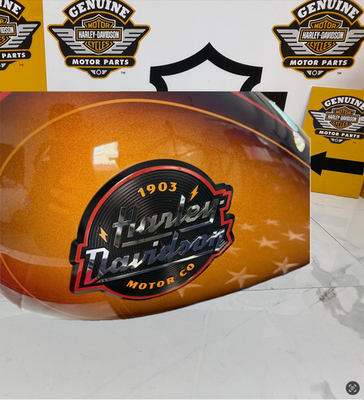 HD Genuine Harley Davidson Touring Fuel Gas Tank Set Emblems