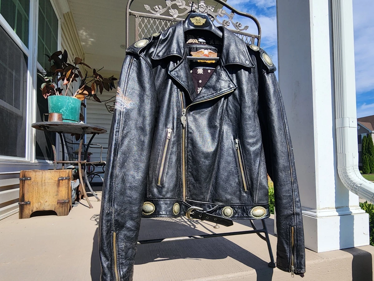 HARLEY DAVIDSON HACIENDA LEATHER JACKET X LARGE eBay