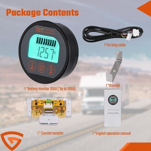 Battery Monitor Kit 80V 350A For Caravan RV Motorhome UPS lithium iron 999 AH AU - Picture 8 of 15