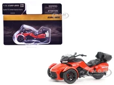 CAN-AM SPYDER F3 LTD SPECIAL SERIES 3-WHEEL MOTORCYCLE RED 1/32 BRP MODELS 60020