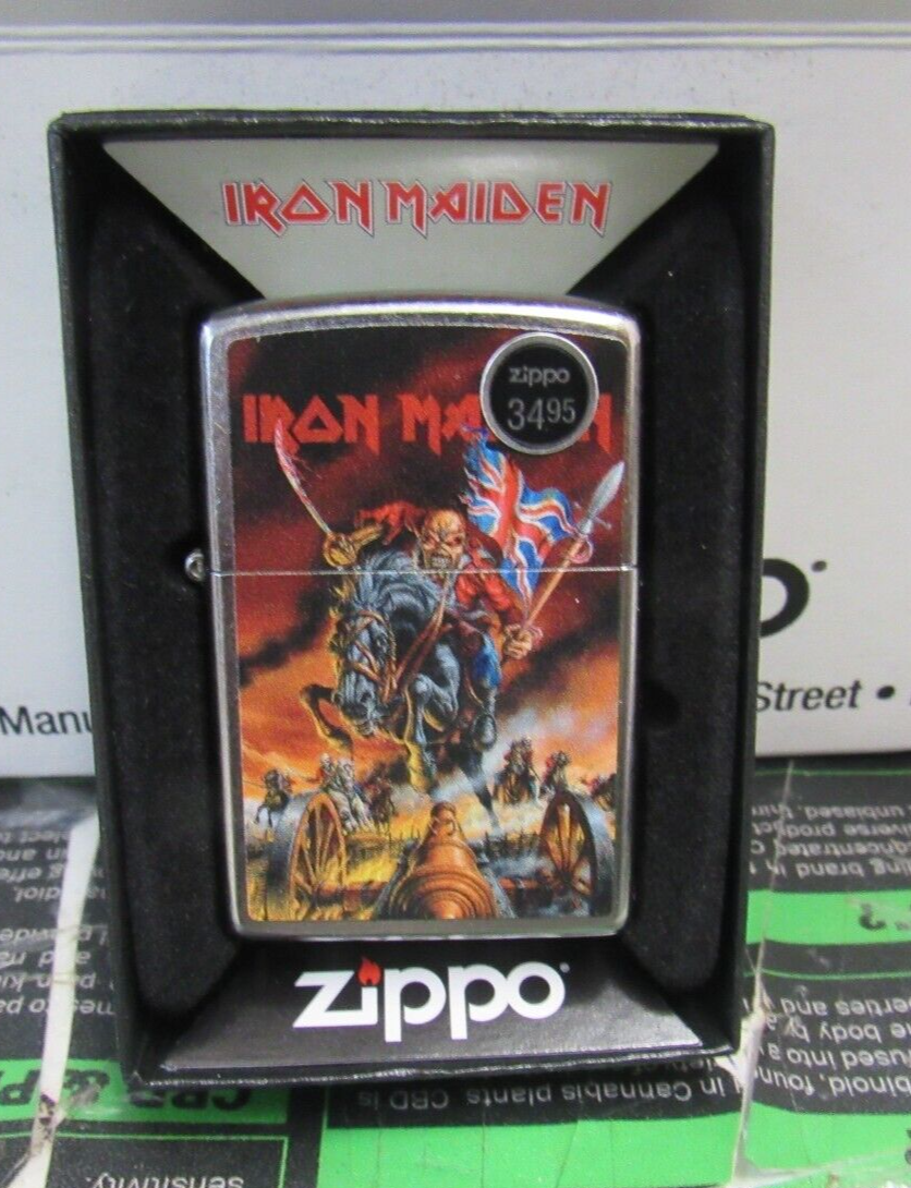 IRON MAIDEN ZIPPO LIGHTER AUTHENTIC 2023 LICENSED ROCK N ROLL eBay