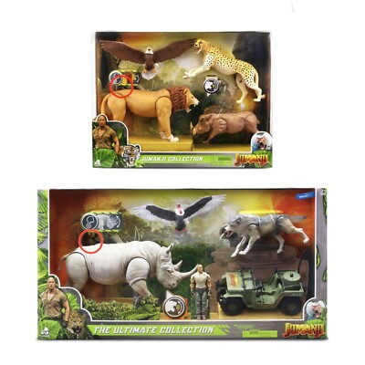激レア Jumanji 公式フィギュア 動物 7体 アメトイ New Jumanji 3 The Next level Toys Complete Set Action