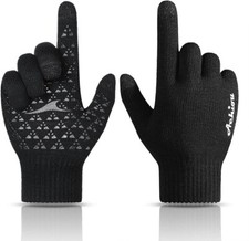 Achiou Winter Gloves for Men Women, Touch Screen Texting Warm Gloves with Therma