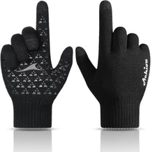 Achiou Winter Gloves for Men Women, Touch Screen Texting Warm Gloves with Therma