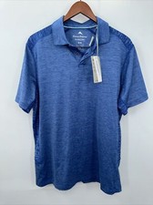 Tommy Bahama Delray Polo Golf Shirt Islandzone Blue Men's Size M NWT Q3