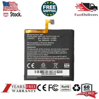 New Rechargeable Battery S60 For CAT Caterpillar S60 Mobile Phone 3.85V