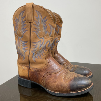 Ariat Heritage Stockman Western Cowboy Boots Men display picture 2