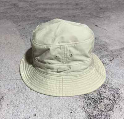 nike cream bucket hat