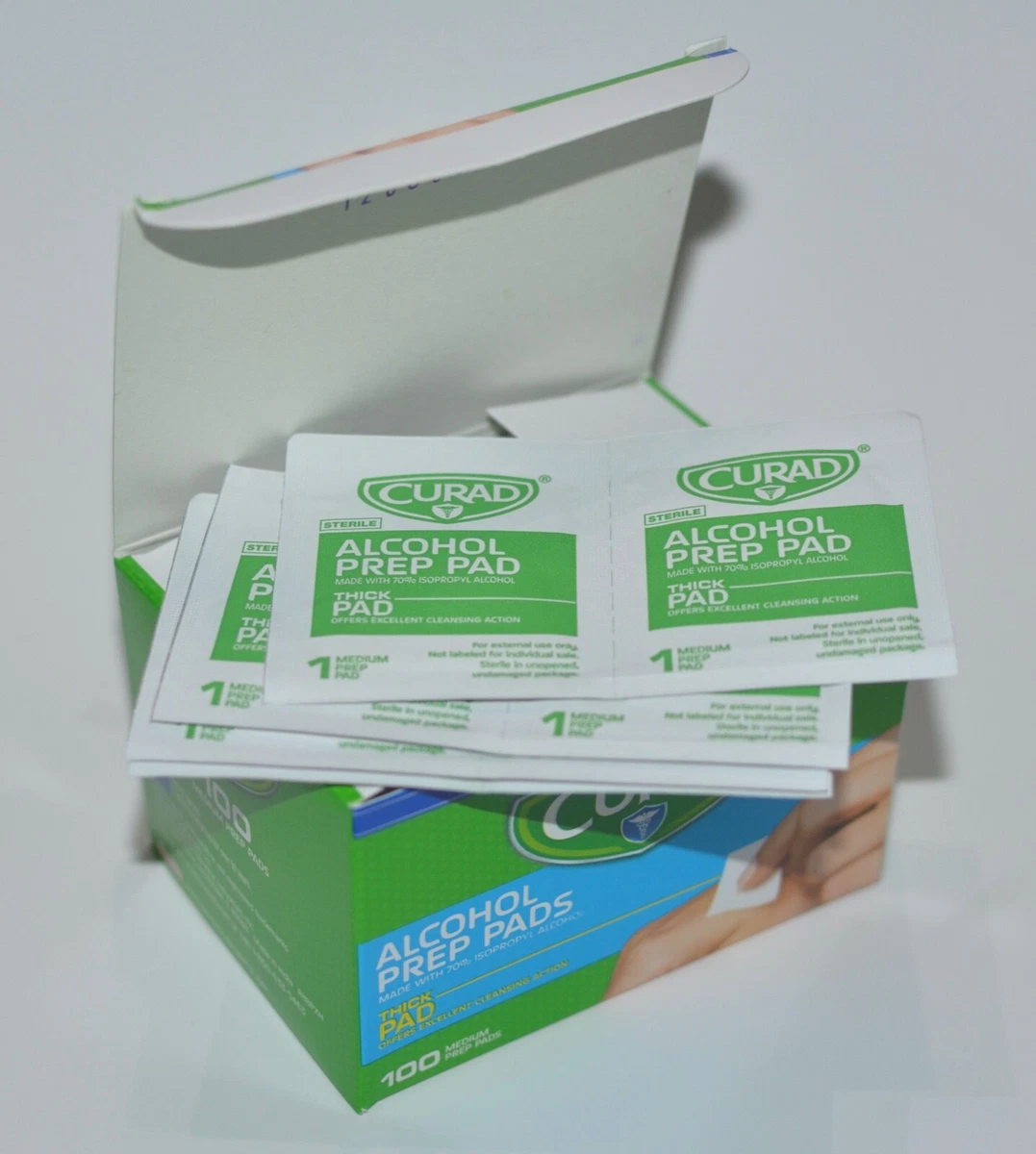 Curad alcohol prep pad deals