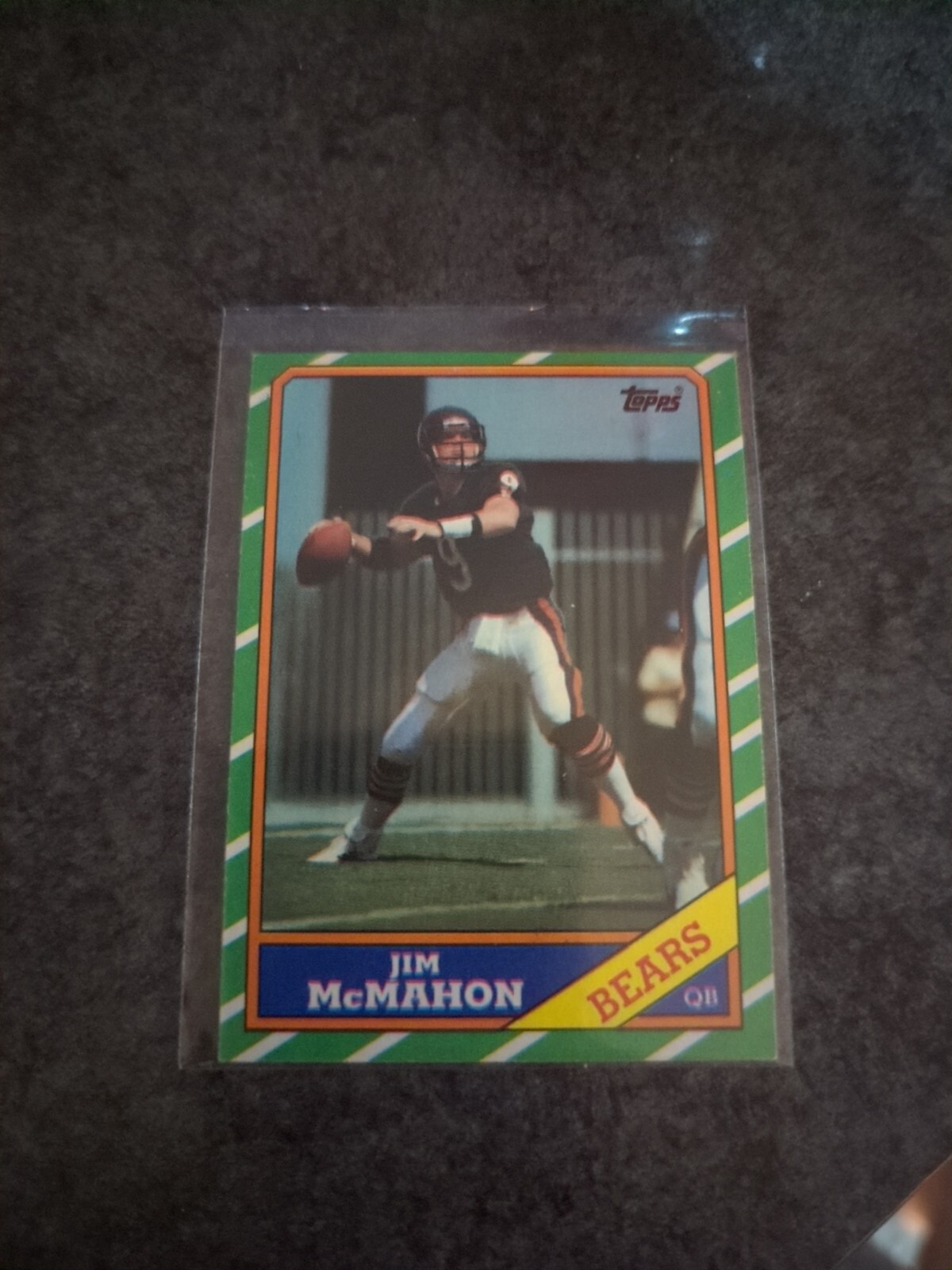 1986 Topps Jim McMahon card #10
