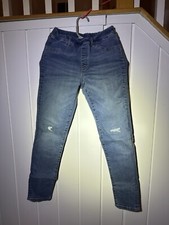 Uniqlo Girl Blue Jeans Adjustable Waist Size 13