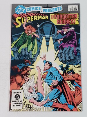 ２００８年 当時もの DCコミックス / DC Comics 非売品 ポスター DC Comics Presents 77 78 Superman Forgotten Heroes & Villains