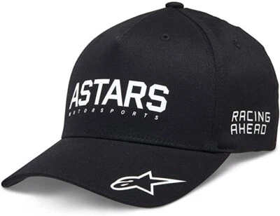 Alpinestars Men's Placer Flexfit Hat Baseball Cap - Black S/M