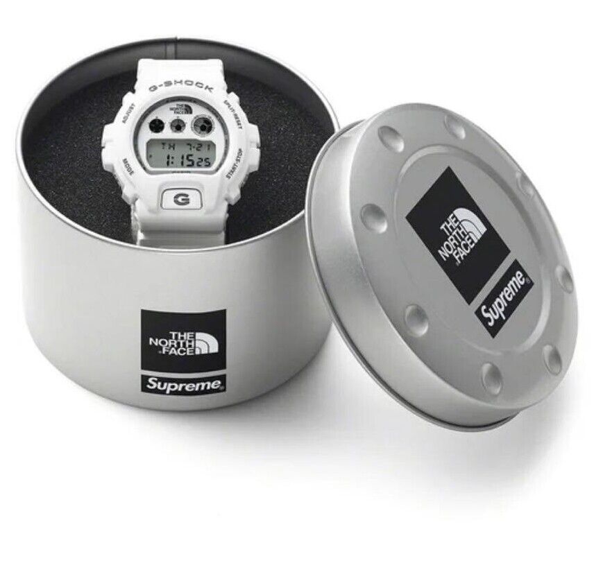 Supreme The North Face G-SHOCK Watch Black White Yellow Supreme The North Face G-SHOCK Watch Black White Yellow