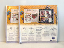 Creative Memories 12x12 White Scrapbook Pages  15 Sheets/30 Pages  Old Style