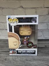 Funko Pop! Vinyl Marvel Saga Captain America 1383 Glow Chase Edition Upper Deck