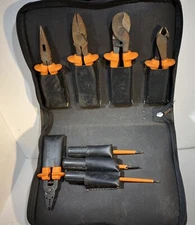 🔥 KLEIN Tools 33529 Premium 1000V Insulated Tool Kit ~ 8 Pieces  ~ Storing Case