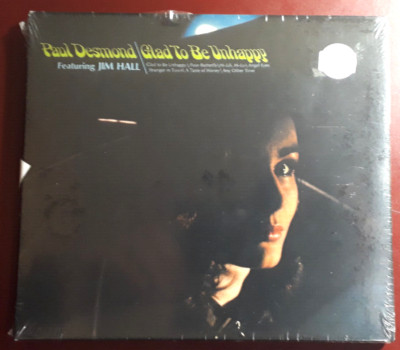 PAUL DESMOND, JIM HALL - GLAD TO BE UNHAPPY * CD BRANDNEU VERSIEGELT SIGILLATO