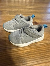 Cat  Jack Toddler Boy Sneakers Shoes Grey And Blue Size 5