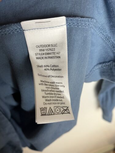Eddie Bauer Men’s Size XL Harbor Mist Long Sleeve Tee NWT - Picture 7 of 9
