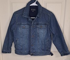 EST 1989 The Children's Place Girls Size Medium 7-8 Light Med Wash Jean Jacket