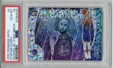 2020 PANINI DONRUSS OPTIC RAINING 3'S FAST BREAK #5 STEPHEN CURRY PSA 10 LOW POP