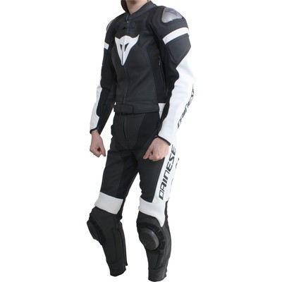 Damen Lederkombi 44=38D - Dainese Mirage Custom Works - schwarz-weiß